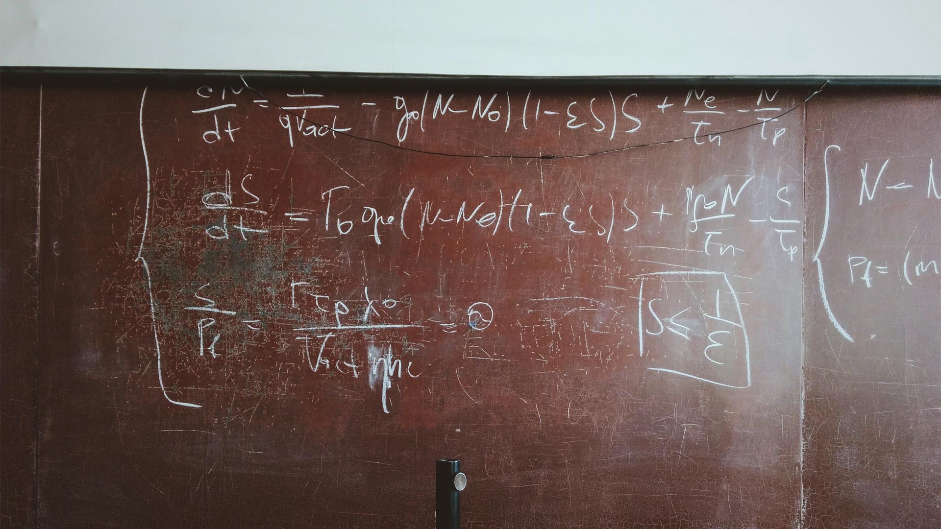 Math on chalkboard