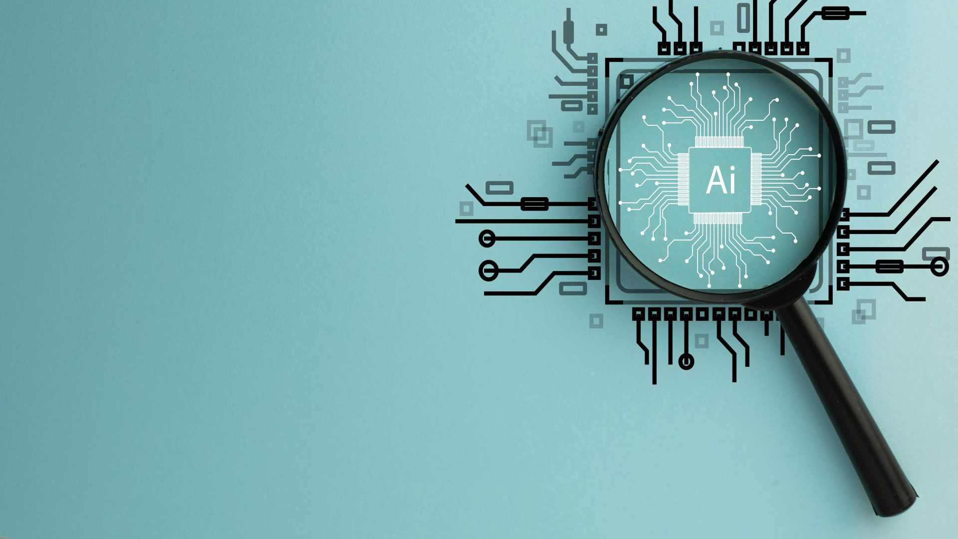 AI microscope digital media.